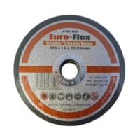 Euroflex Thin Inox Cutting Disc Stainless Steel125mm x 1.6mm x 22.23mm ( Pack of 25 ) 